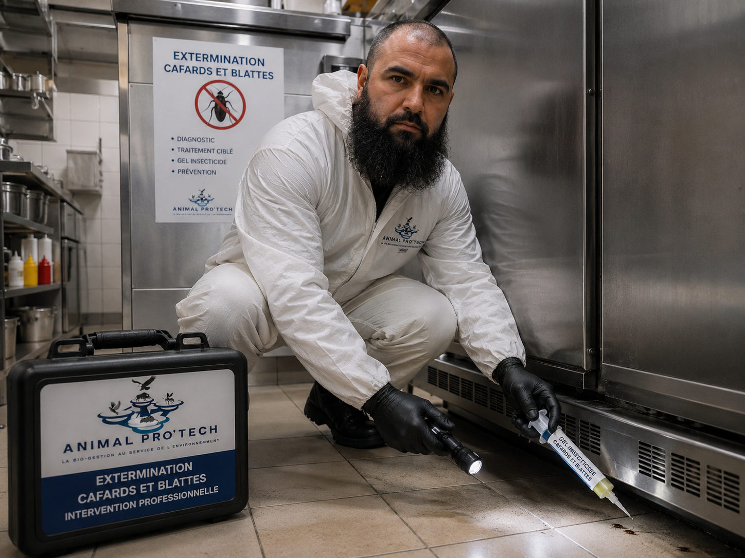Extermination des cafards et blattes