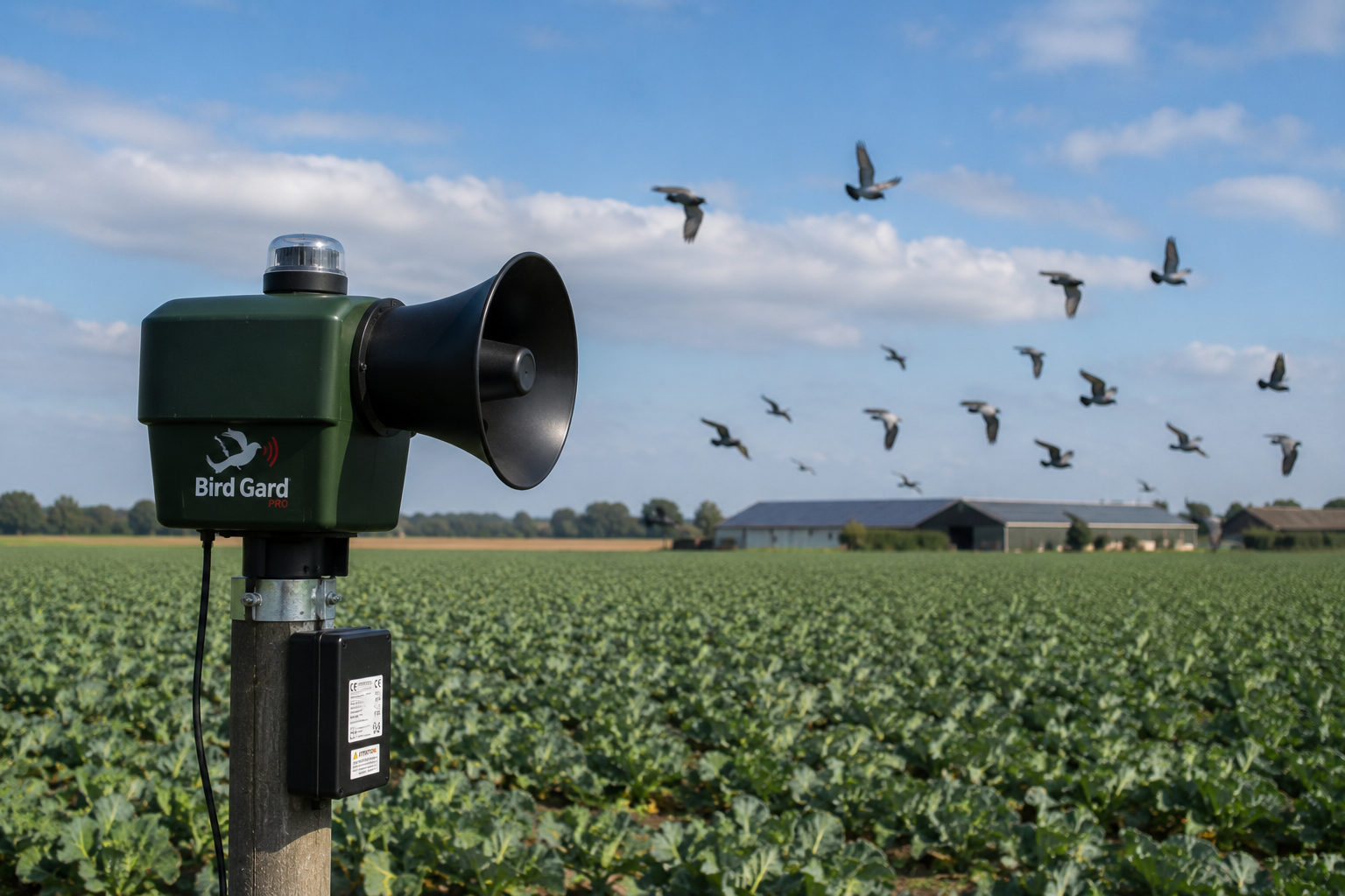 Effarouchement sonore des oiseaux nuisibles